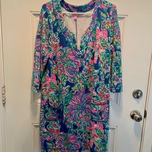 The most COMFORTABLE Lilly dress ever!
